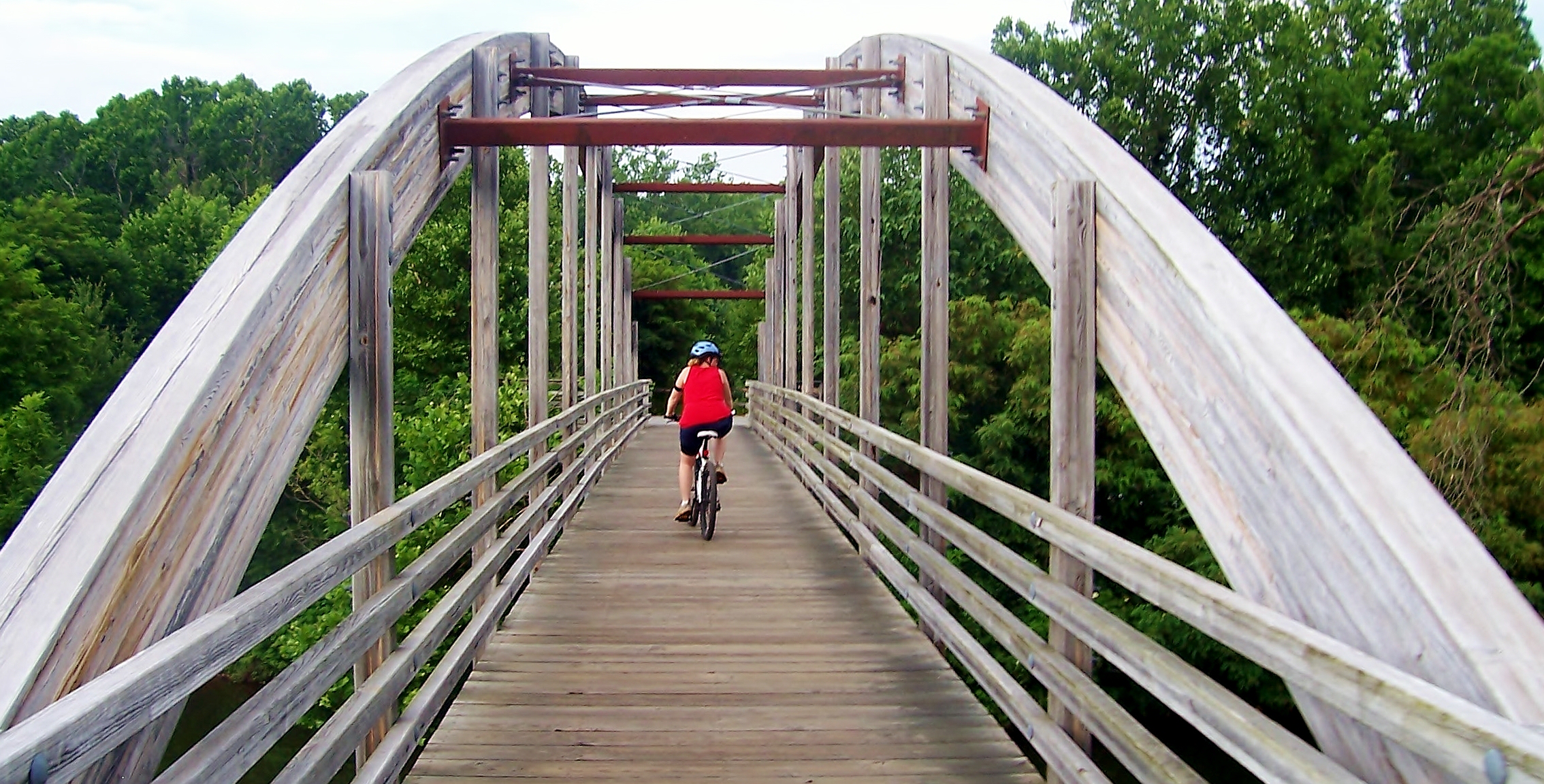 Biking the Greenway in Franklin, NC
