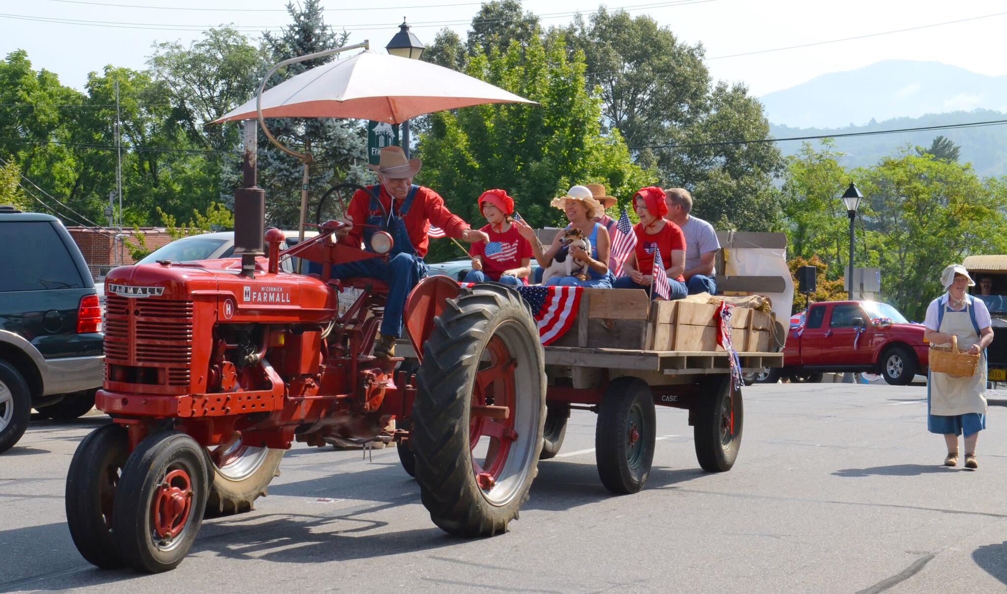 July 4th Parade in Franklin, NC
